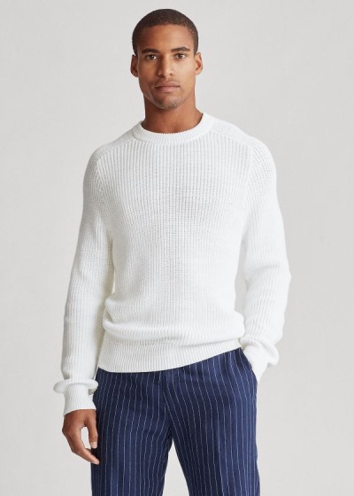 Men's Polo Ralph Lauren Cotton Crewneck Sweater | 130729CKN